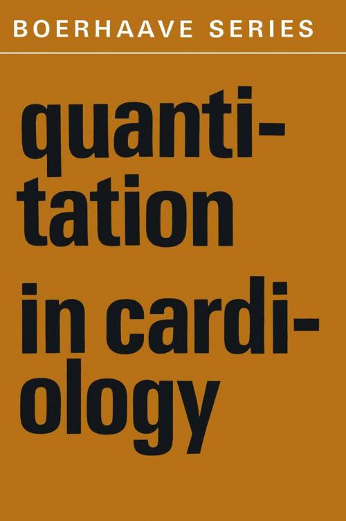 Cover of the book Quantitation in Cardiology by , Springer Netherlands