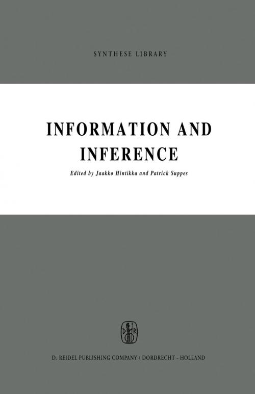 Cover of the book Information and Inference by , Springer Netherlands