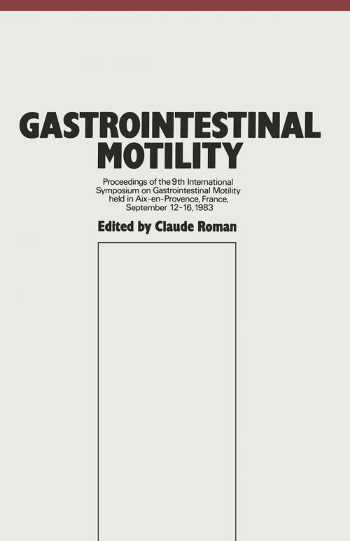 Cover of the book Gastrointestinal Motility by , Springer Netherlands