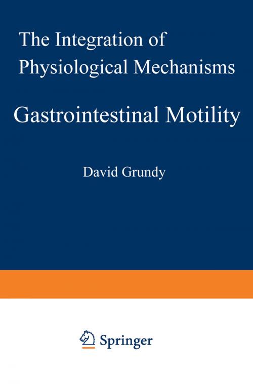 Cover of the book Gastrointestinal Motility by D. Grundy, Springer Netherlands