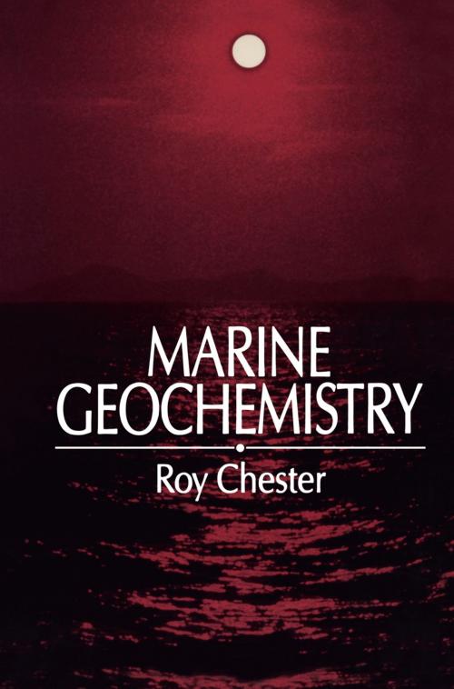 Cover of the book Marine Geochemistry by Roy Chester, Springer Netherlands