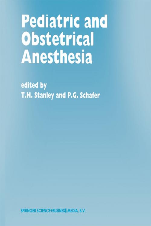 Cover of the book Pediatric and Obstetrical Anesthesia by , Springer Netherlands