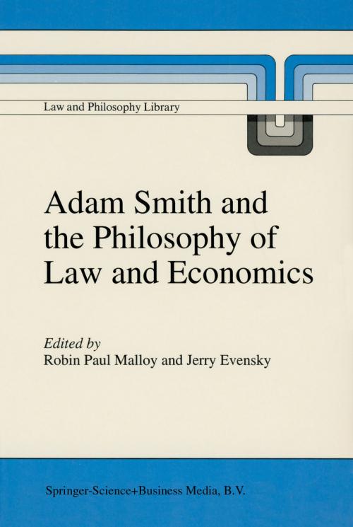 Cover of the book Adam Smith and the Philosophy of Law and Economics by , Springer Netherlands