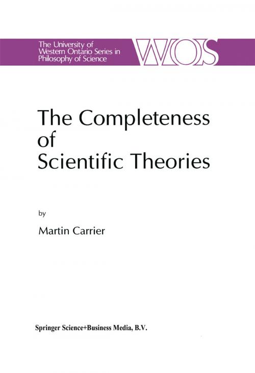 Cover of the book The Completeness of Scientific Theories by Martin Carrier, Springer Netherlands
