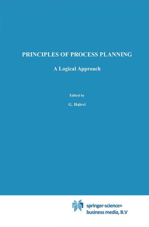 Cover of the book Principles of Process Planning by G. Halevi, R. Weill, Springer Netherlands