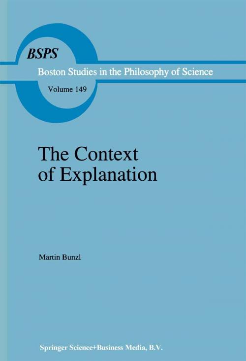 Cover of the book The Context of Explanation by M. Bunzl, Springer Netherlands