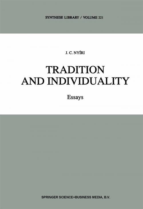 Cover of the book Tradition and Individuality by J.C. Nyíri, Springer Netherlands
