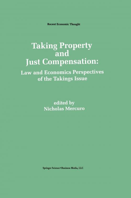 Cover of the book Taking Property and Just Compensation by , Springer Netherlands