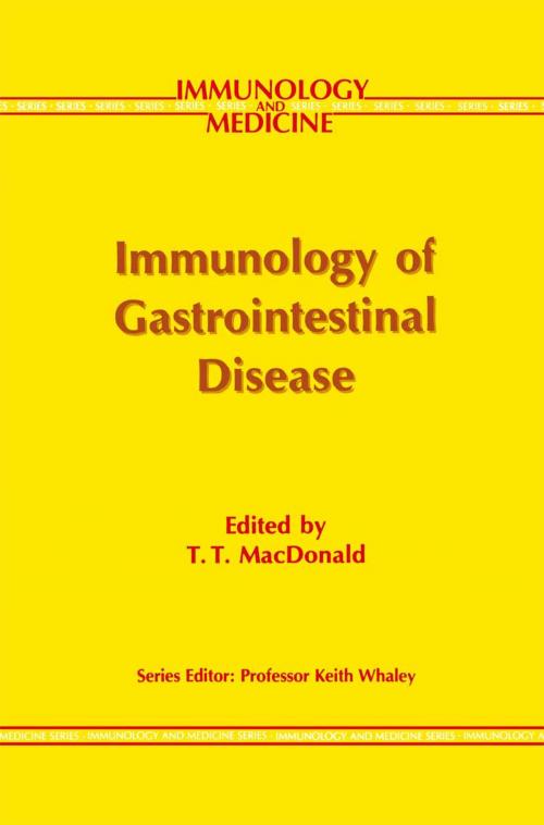 Cover of the book Immunology of Gastrointestinal Disease by , Springer Netherlands