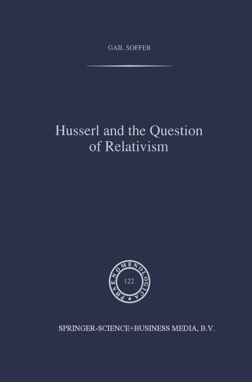 Cover of the book Husserl and the Question of Relativism by G. Soffer, Springer Netherlands