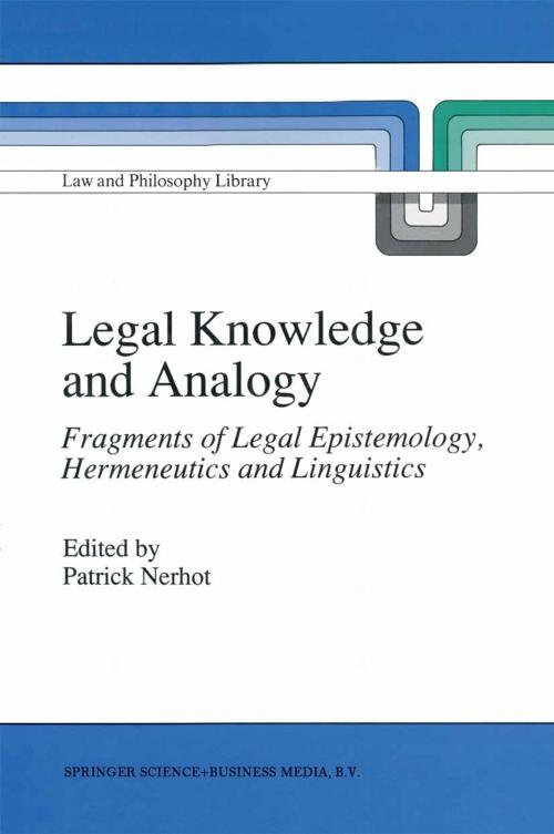 Cover of the book Legal Knowledge and Analogy by , Springer Netherlands