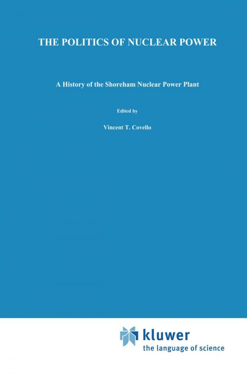 Cover of the book The Politics of Nuclear Power by D.P. McCaffrey, Springer Netherlands