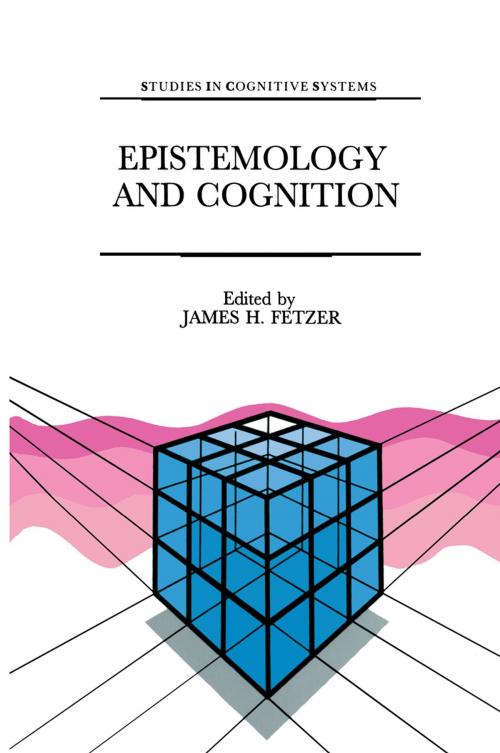 Cover of the book Epistemology and Cognition by , Springer Netherlands