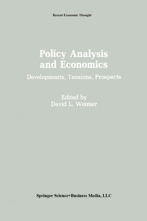 Cover of the book Policy Analysis and Economics by , Springer Netherlands