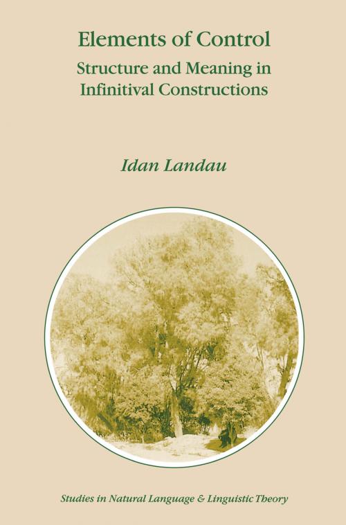 Cover of the book Elements of Control by Idan Landau, Springer Netherlands