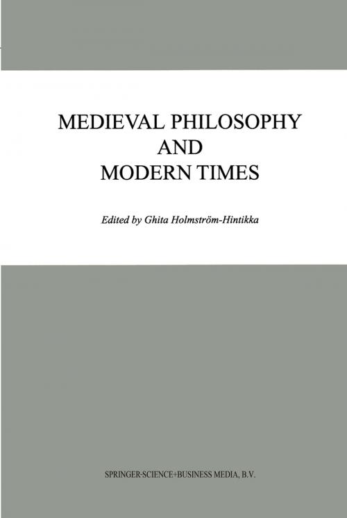 Cover of the book Medieval Philosophy and Modern Times by , Springer Netherlands