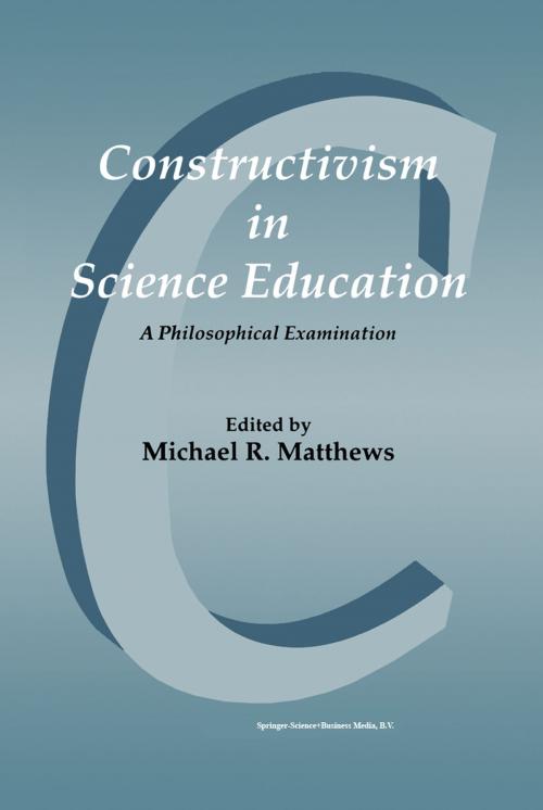 Cover of the book Constructivism in Science Education by , Springer Netherlands