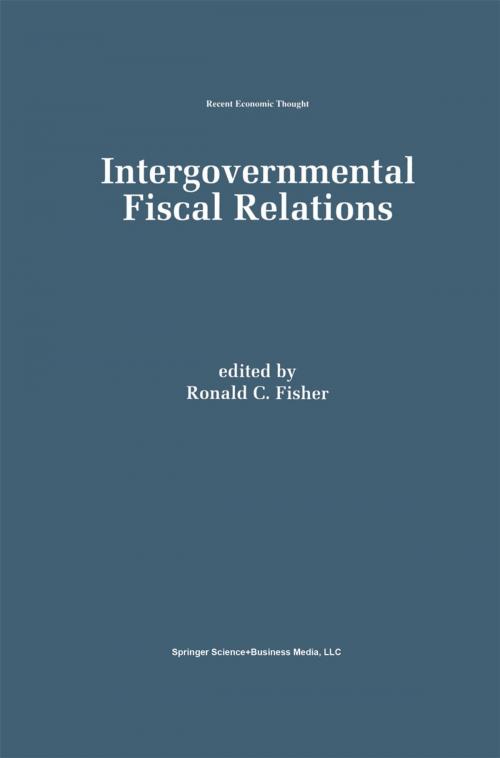 Cover of the book Intergovernmental Fiscal Relations by , Springer Netherlands