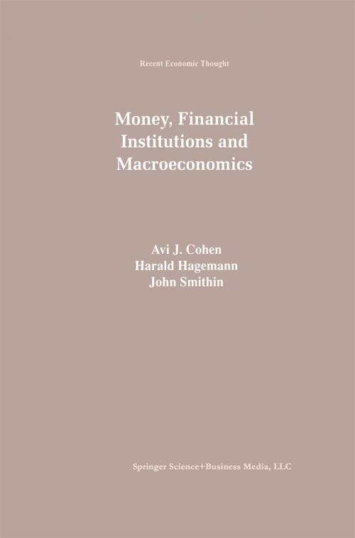 Cover of the book Money, Financial Institutions and Macroeconomics by , Springer Netherlands