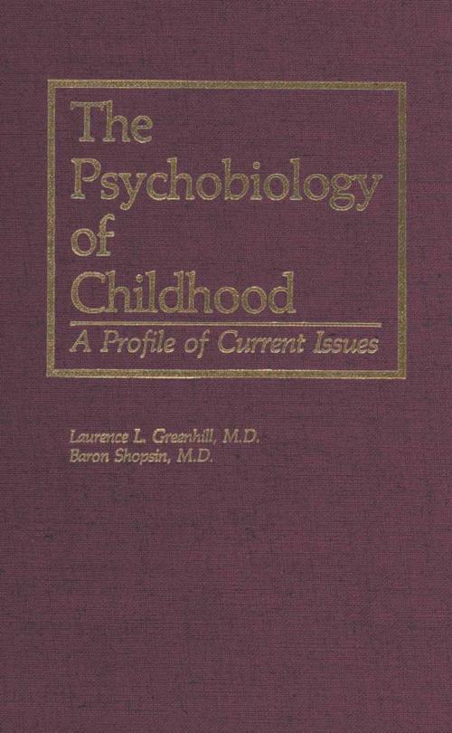 Cover of the book The Psychobiology of Childhood by , Springer Netherlands