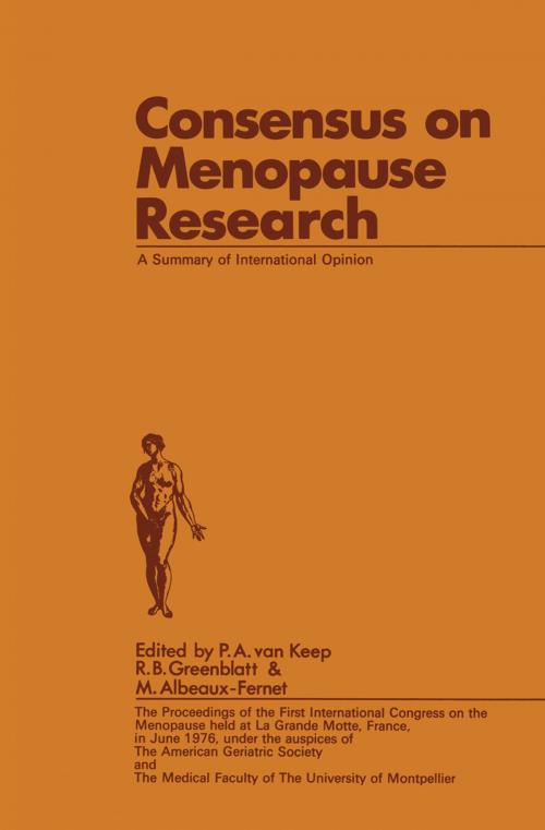 Cover of the book Consensus on Menopause Research by , Springer Netherlands