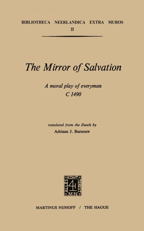 Cover of the book The Mirror of Salvation by Adriaan J. Barnouw, Springer Netherlands