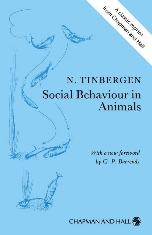 Cover of the book Social Behaviour in Animals by J. Tinbergen, Springer Netherlands