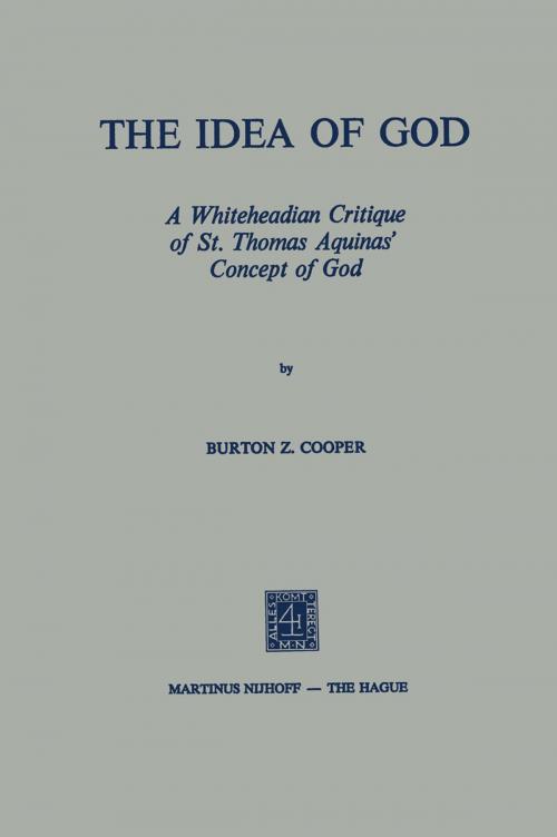 Cover of the book The Idea of God by B.Z. Cooper, Springer Netherlands