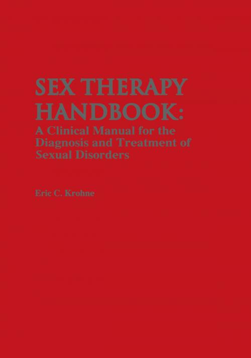 Cover of the book Sex Therapy Handbook by E.C. Krohne, Springer Netherlands