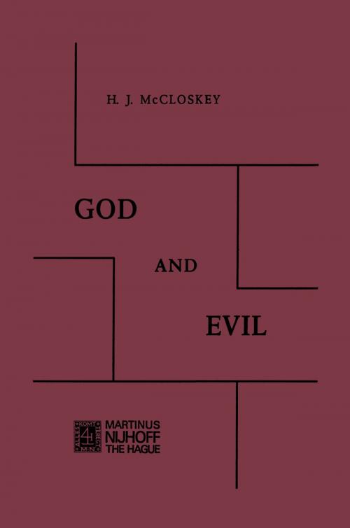 Cover of the book God and Evil by Henry John MacCloskey, Springer Netherlands