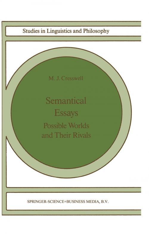 Cover of the book Semantical Essays by M.J. Cresswell, Springer Netherlands