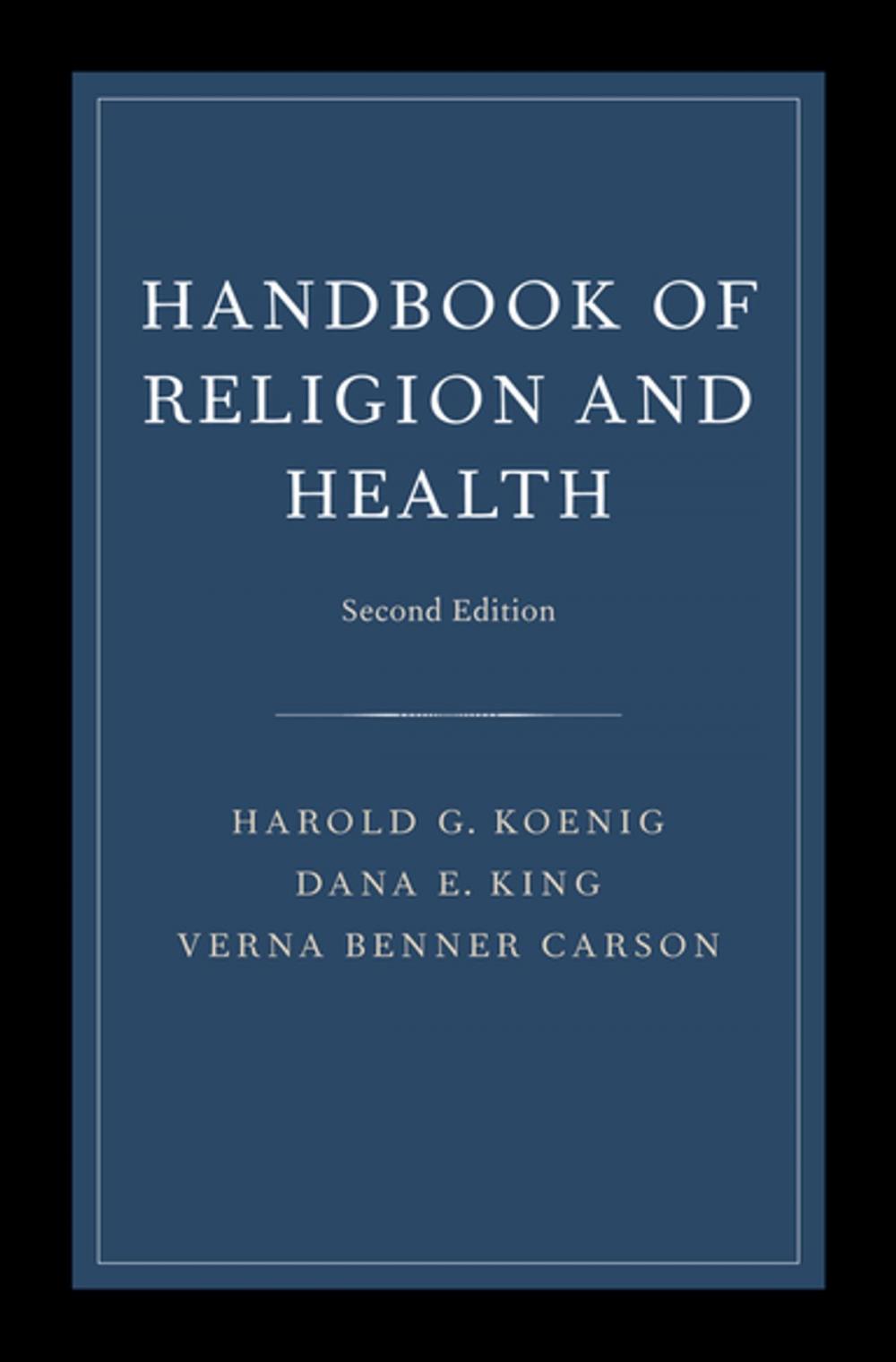 Big bigCover of Handbook of Religion and Health