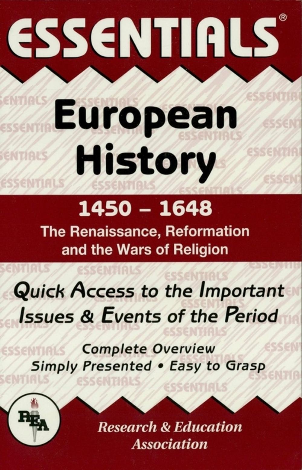 Big bigCover of European History: 145 to 1648 Essentials