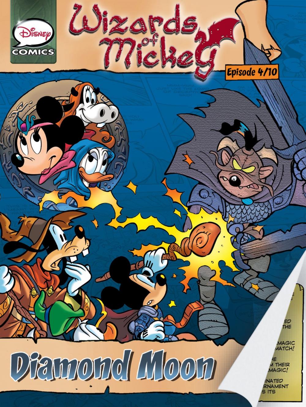 Big bigCover of Wizards of Mickey #4: Diamond Moon