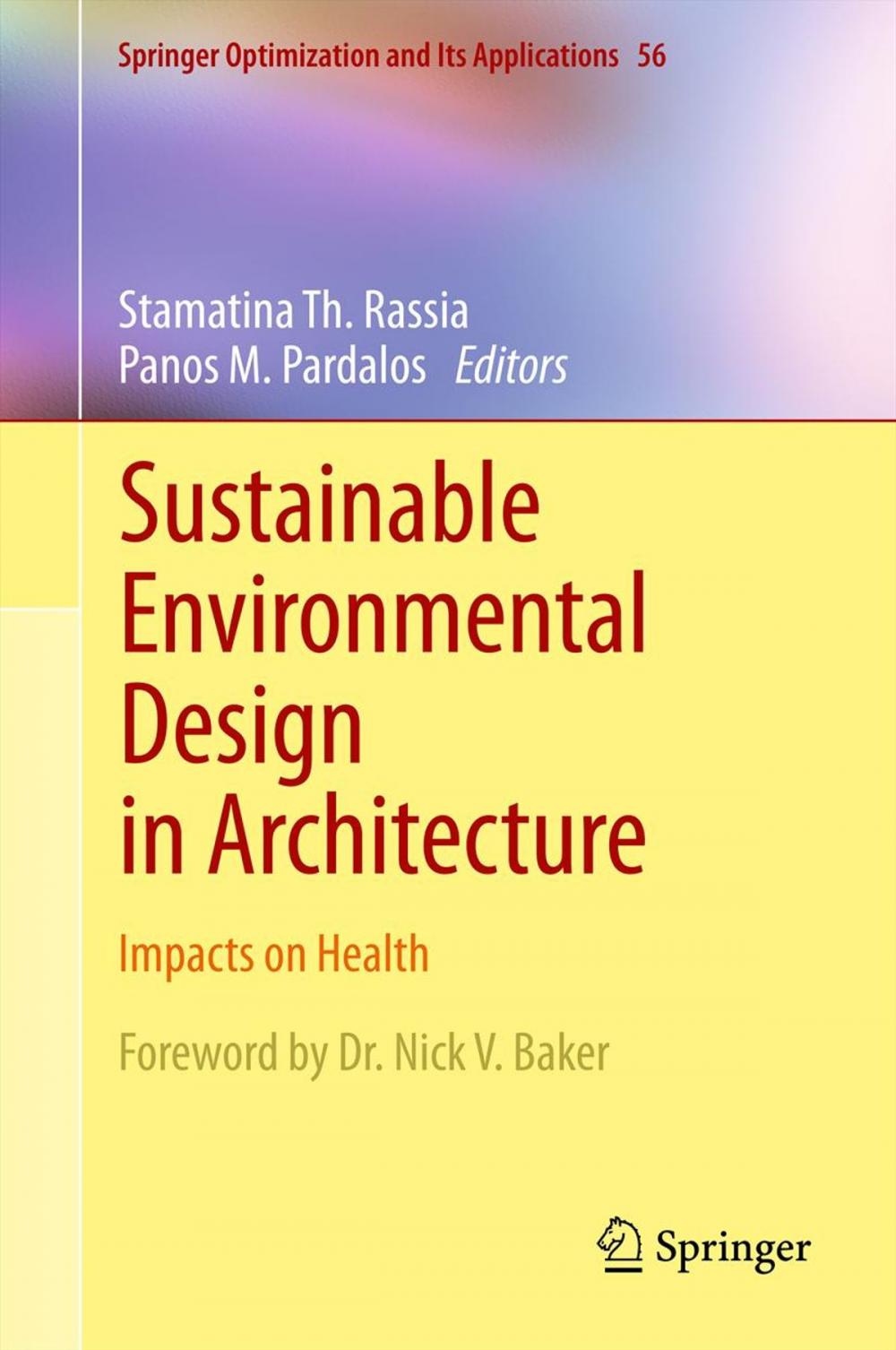 Big bigCover of Sustainable Environmental Design in Architecture