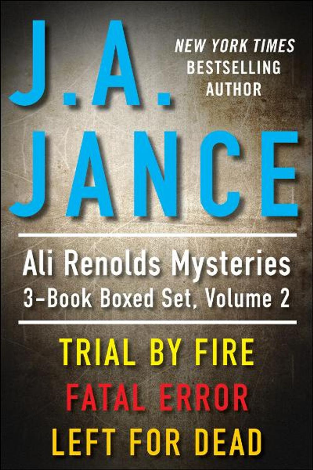 Big bigCover of J.A. Jance's Ali Reynolds Mysteries 3-Book Boxed Set, Volume 2