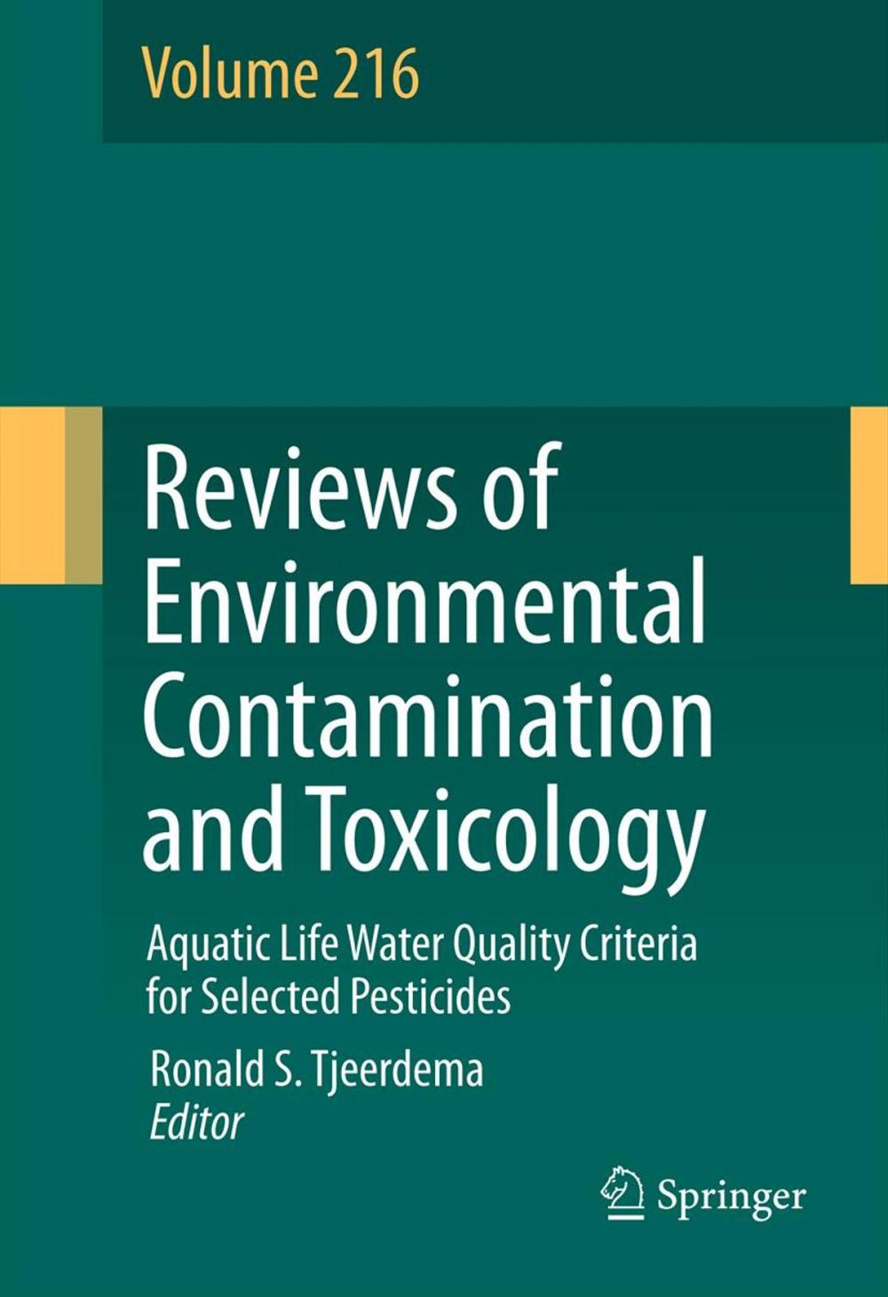 Big bigCover of Aquatic Life Water Quality Criteria for Selected Pesticides