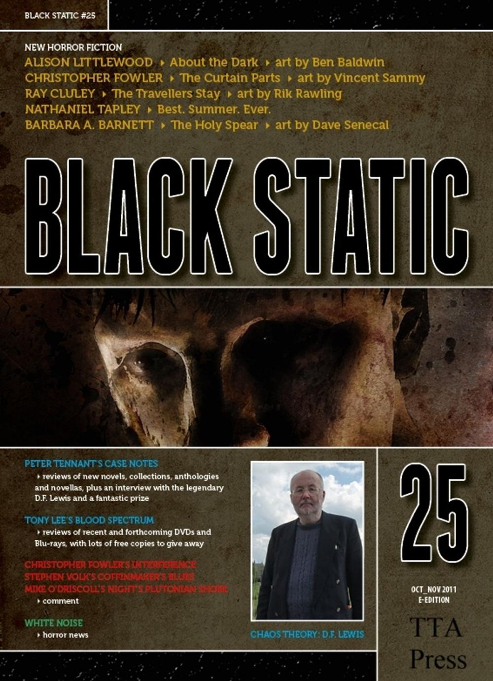 Big bigCover of Black Static #25 Horror Magazine