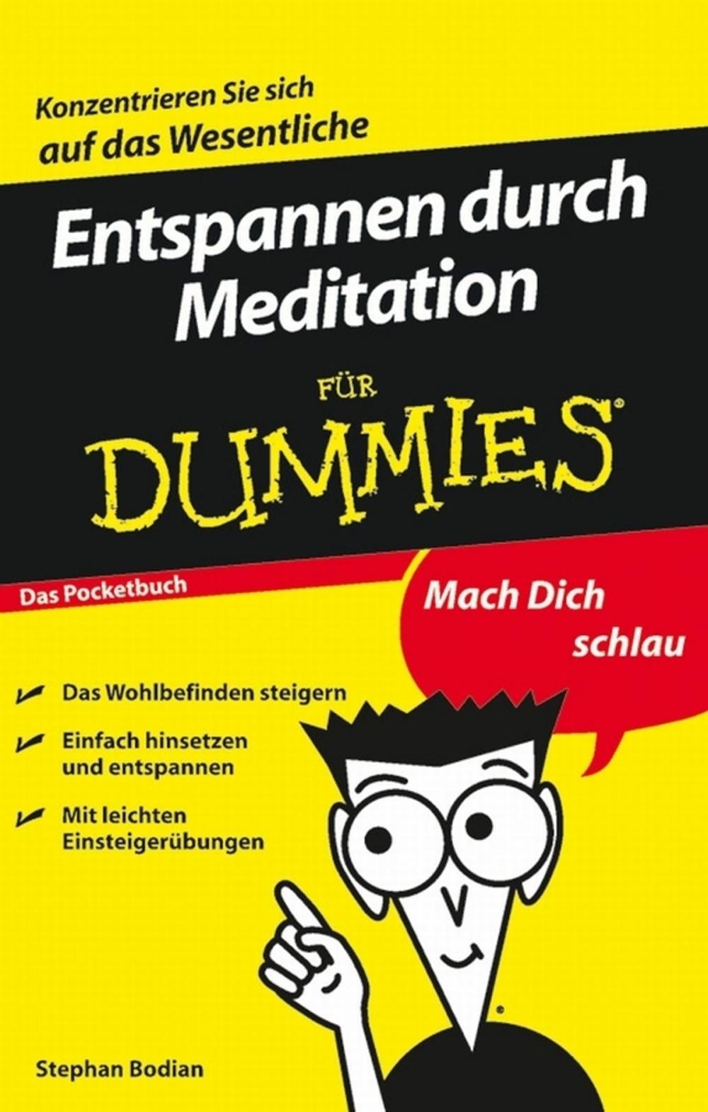 Big bigCover of Entspannen durch Meditation für Dummies Das Pocketbuch