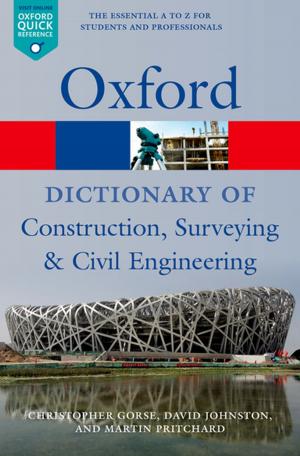 Book cover of A Dictionary of Construction, Surveying, and Civil Engineering