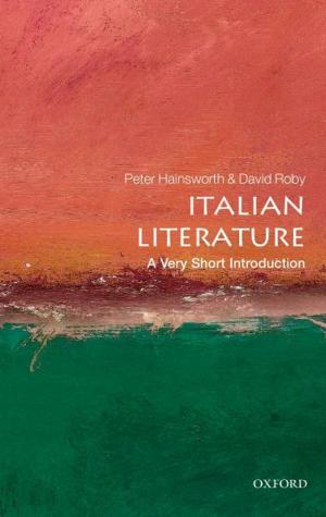 Cover of the book Italian Literature: A Very Short Introduction by Robert Pasnau