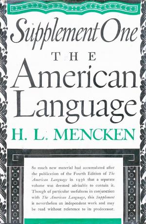 bigCover of the book American Language Supplement 1 by 
