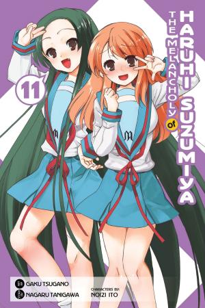 Cover of the book The Melancholy of Haruhi Suzumiya, Vol. 11 (Manga) by Magica Quartet, Hanokage