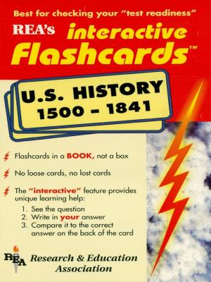 Cover of the book United States History 1500-1841 Interactive Flashcards Book by Editors of REA, Lauren Gross