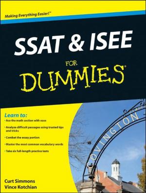 Cover of the book SSAT and ISEE For Dummies by Mark Zegarelli