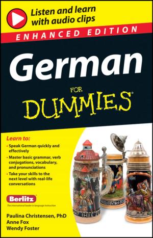 Cover of the book German For Dummies, Enhanced Edition by Laurent Duraffourg, Julien Arcamone
