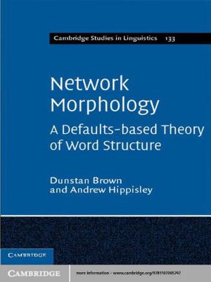 Cover of the book Network Morphology by Ellad B. Tadmor, Ronald E. Miller