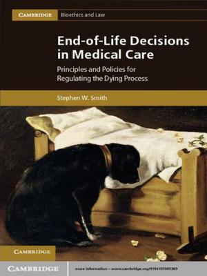 Cover of the book End-of-Life Decisions in Medical Care by Professor D. R. Cox
