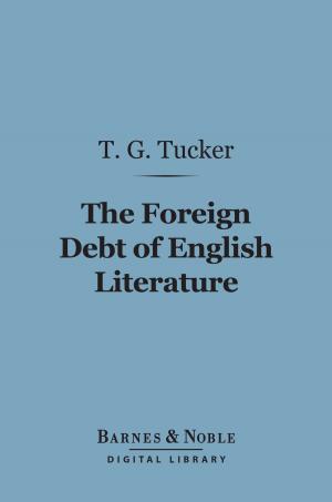 Book cover of The Foreign Debt of English Literature (Barnes & Noble Digital Library)