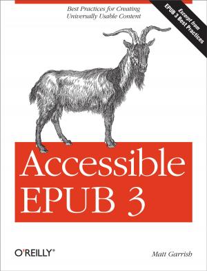 Cover of the book Accessible EPUB 3 by Tom Greever